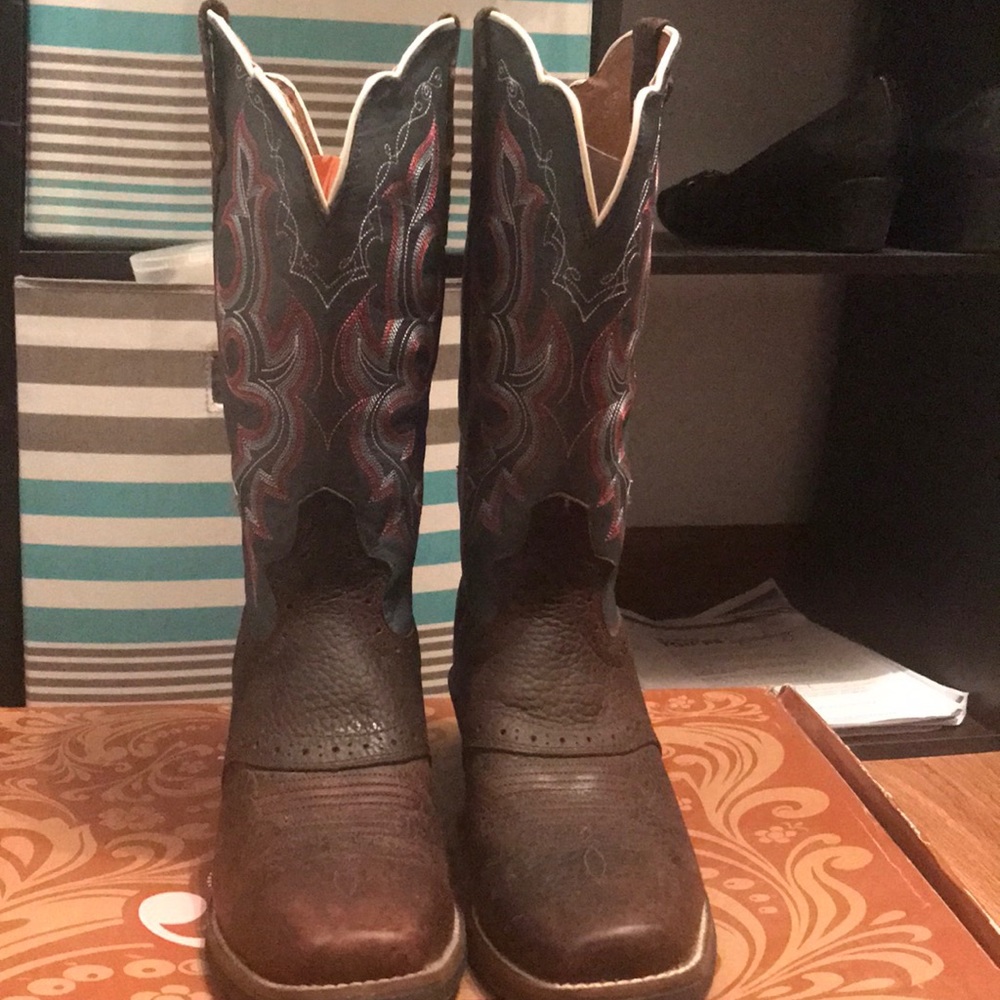 Justin Cowgirl Boots Size 9